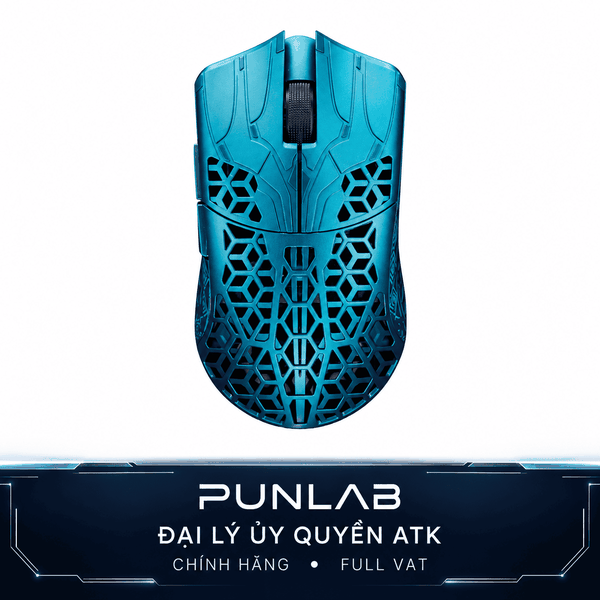 Chuột gaming ATK Phantom Ultimate Wireless 8K, PAW3955 Master, 44g