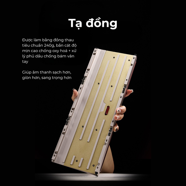 Bàn Phím Cơ WOB Zen65 Limited – PCB 1.6mm, Plate Aluminum, RGB, 3 Mode