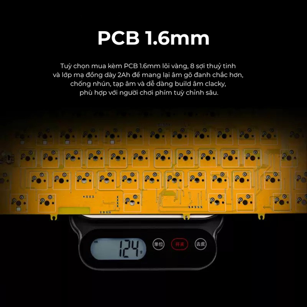 Bàn Phím Cơ WOB Zen65 Limited – PCB 1.6mm, Plate Aluminum, RGB, 3 Mode