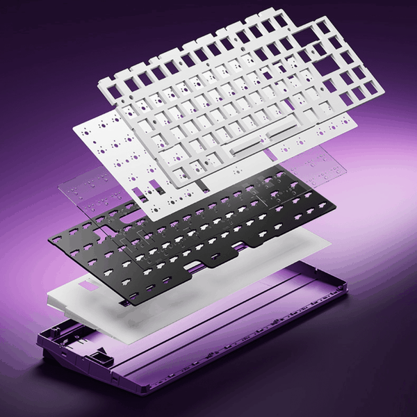 Bàn Phím Cơ PMO P75 Layout 75% | Gasket Mount | Núm Xoay & Màn Hình LED | Pin 10000mAh | 3 Chế Độ Kết Nối