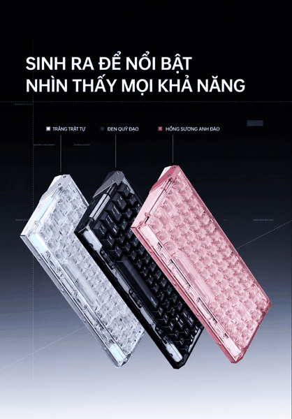 Bàn phím cơ từ tính VELOTA NOTHING 68 | Hall Effect 8KHz, Rapid Trigger 0.001mm