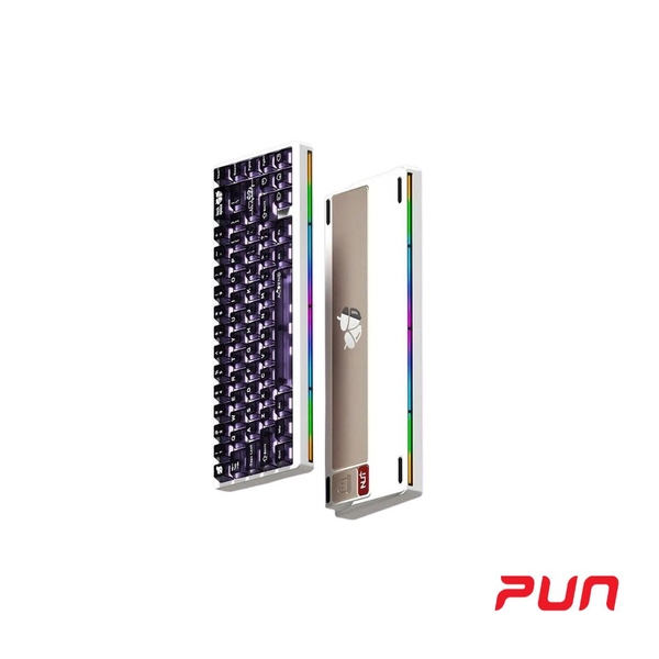 Bàn phím cơ WEIKAV NUT65 – Khung nhôm CNC, 65% Layout, PCB 1.6mm Non-Flex, Gasket Mount, LED RGB, VIA APP, 3 Mode, Hotswap, Pin 6000mAh