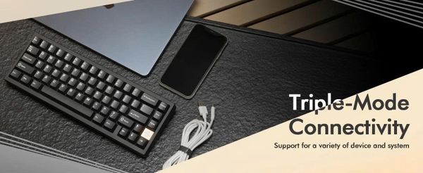 [ SẴN HÀNG] Bàn Phím Cơ WOB Zen65 Limited – PCB 1.6mm, Plate Aluminum, RGB, 3 Mode