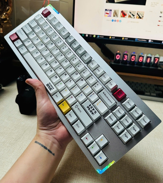 Stars 80 Ultra - Nhôm CNC, Kit Bàn Phím Cơ 3 Chế Độ, Mạch 1.6mm, QMK/VIA, WK