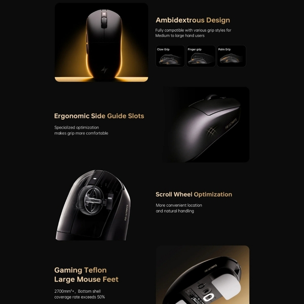 Chuột ATK A9 / A9 SE Starflash | Siêu Nhẹ 53g - PAW3395 - Chính Hãng