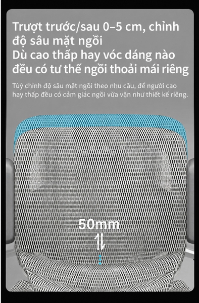 Ghế công thái học SAIGU Titan A-MAX – Massage và chườm ấm, tay vịn 10D