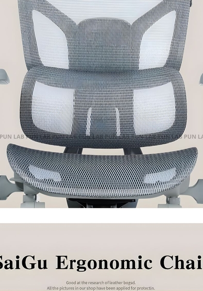 Ghế Công Thái Học SG-Aries 2000 - Khung Nhôm, Piston Class 4