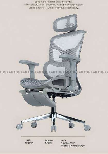 Ghế Công Thái Học SG-Aries 2000 - Khung Nhôm, Piston Class 4