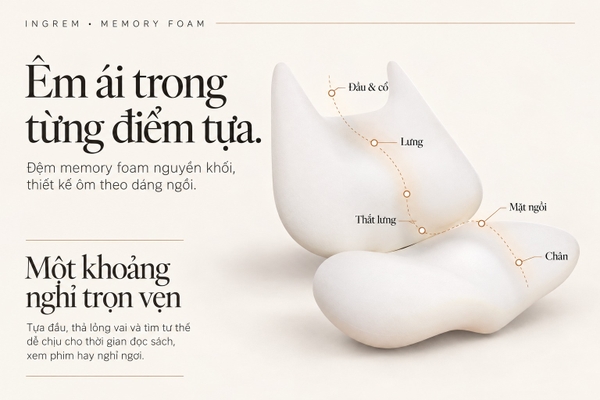 [Đặt trước] Ghế sofa thư giãn chỉnh điện INGREM Mèo Béo – Bọc vải và bọc da