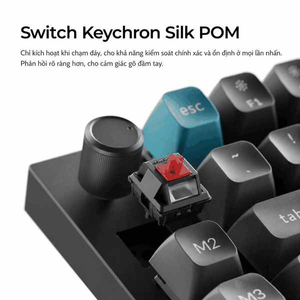 Keychron Q11 Ultra 8K – Bàn phím cơ tách đôi không dây 8K