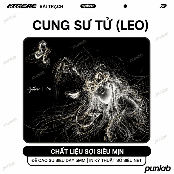 Lót Chuột Gaming Bythere 12 Cung Hoàng Đạo Control FPS – Bề Mặt Mịn, Chính Hãng Artist License