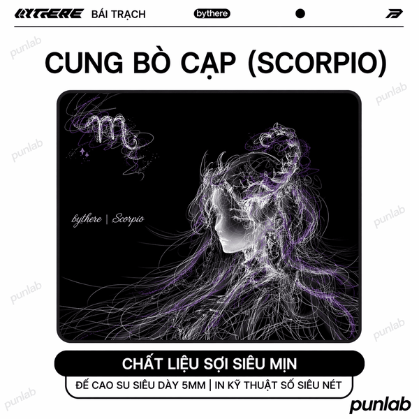 Lót Chuột Gaming Bythere 12 Cung Hoàng Đạo Control FPS – Bề Mặt Mịn, Chính Hãng Artist License