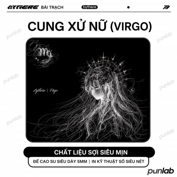 Lót Chuột Gaming Bythere 12 Cung Hoàng Đạo Control FPS – Bề Mặt Mịn, Chính Hãng Artist License