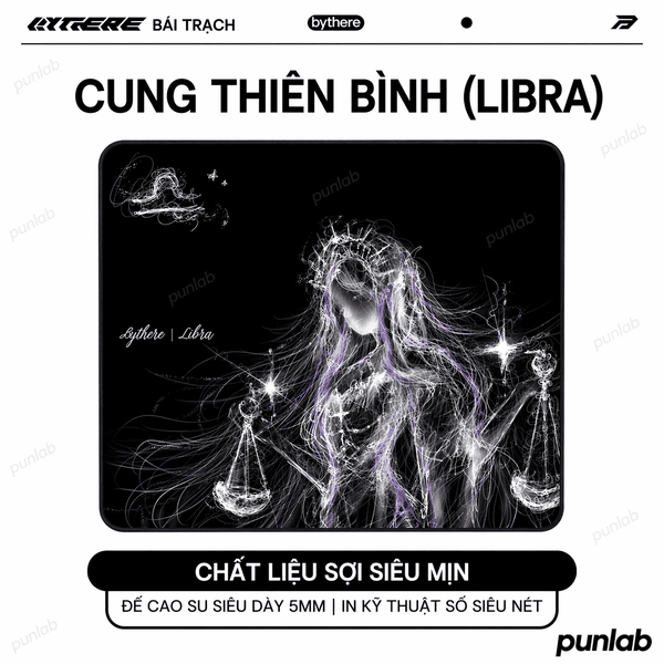 Lót Chuột Gaming Bythere 12 Cung Hoàng Đạo Control FPS – Bề Mặt Mịn, Chính Hãng Artist License