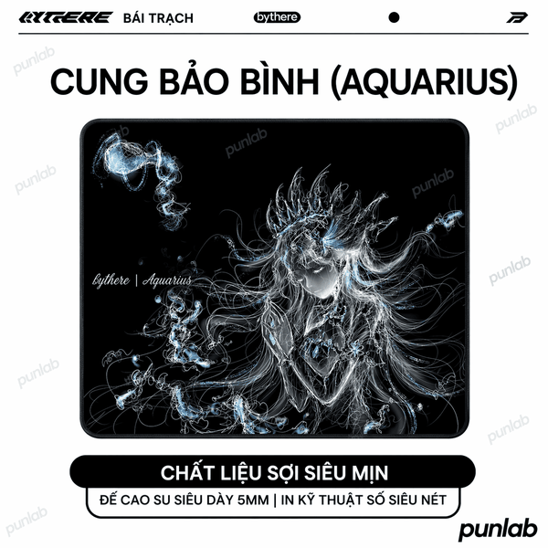 Lót Chuột Gaming Bythere 12 Cung Hoàng Đạo Control FPS – Bề Mặt Mịn, Chính Hãng Artist License