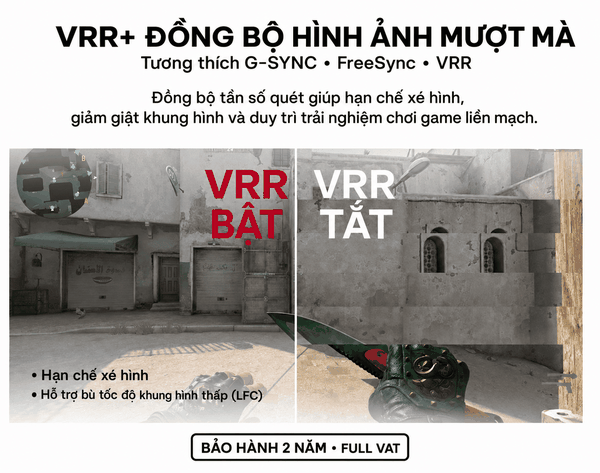 Màn Hình Gaming TUOSHUO AL278QM (2027) 27 Inch 2K 275Hz Fast IPS, 1ms, HDR, G-SYNC/FreeSync – Bảo Hành 2 Năm, Full VAT