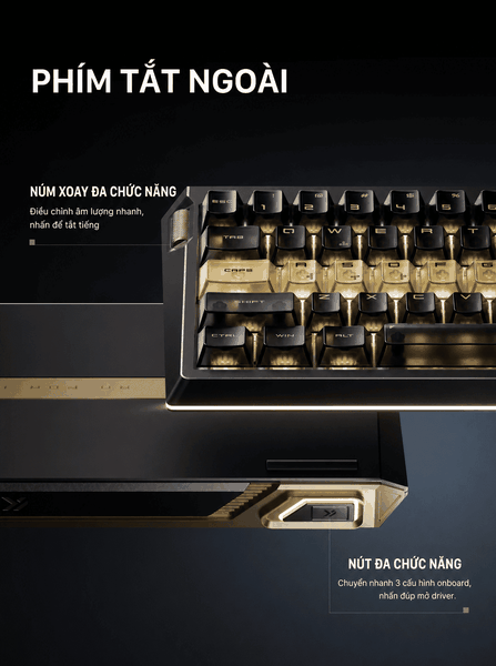 MCHOSE God 60 HE Gaming – Bàn Phím Hall Effect CNC 16K