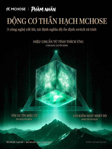 MCHOSE GOD 60 × Phàm Nhân Tu Tiên – Bàn phím từ tính bản giới hạn