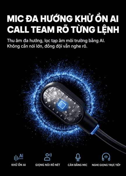Tai nghe gaming không dây MCHOSE R9 – Siêu nhẹ 235g, Driver 53mm, THX Spatial Audio