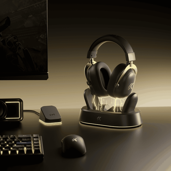 Tai Nghe Gaming Không Dây MCHOSE V9 Turbo+ 7.1 Wireless AI Noise Cancelling Chính Hãng