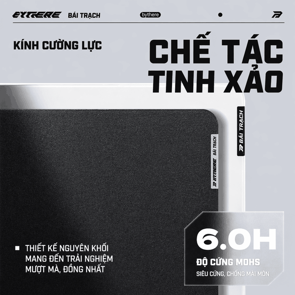 Pad Kính Gaming Bythere TGF1 FPS Esports – Kính Cường Lực Siêu Mượt, Tối Ưu Valorant CS2 Apex