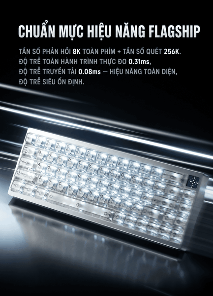 Bàn phím từ tính PMO GAME SHENLIN GL68 | Rapid Trigger 0,001mm | 8K | RGB