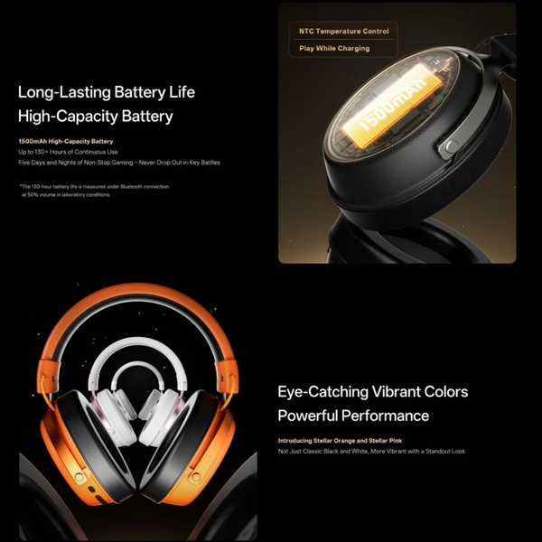 Tai Nghe ATK N9 Pro / N9 Ultra Wireless | 4 Mode - Pin 130H - Âm 7.1