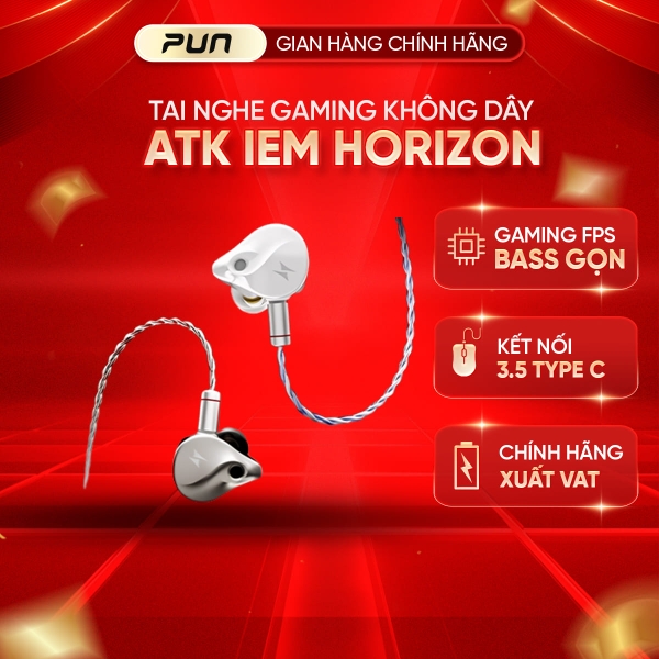 Tai Nghe IEM ATK Horizon | Driver Dual Magnetic - Tích Hợp DSP/DAC 32bit