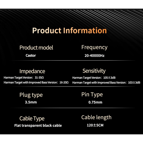 Tai nghe KZ Castor | 2 Driver Dynamic | 16 Kiểu tùy chỉnh âm thanh (Sliver/Black)