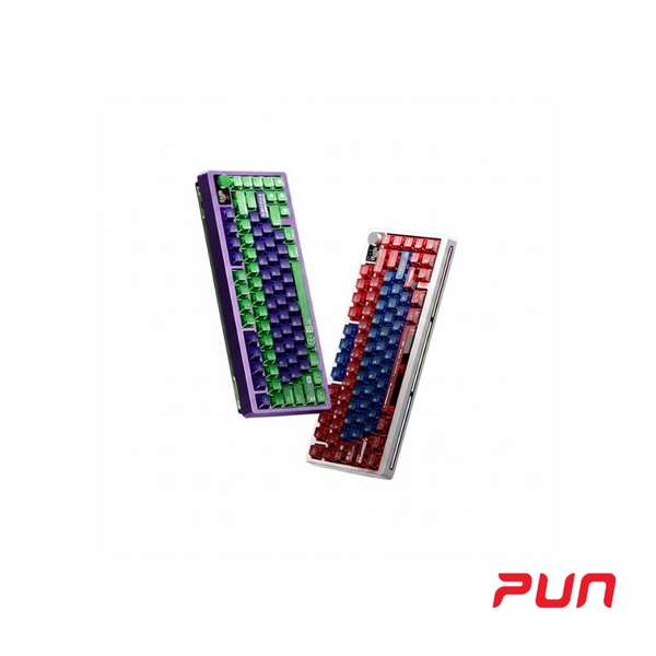 Bàn Phím Cơ PMO P75 Layout 75% | Gasket Mount | Núm Xoay & Màn Hình LED | Pin 10000mAh | 3 Chế Độ Kết Nối