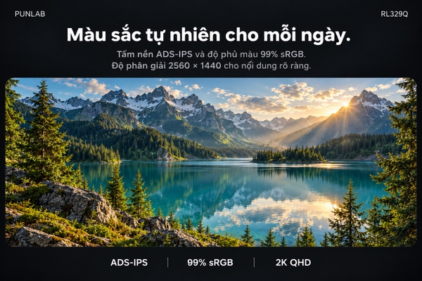 Màn Hình Tuoshuo RL329Q 32 Inch 2K 75Hz ADS-IPS 99% sRGB Chính Hãng