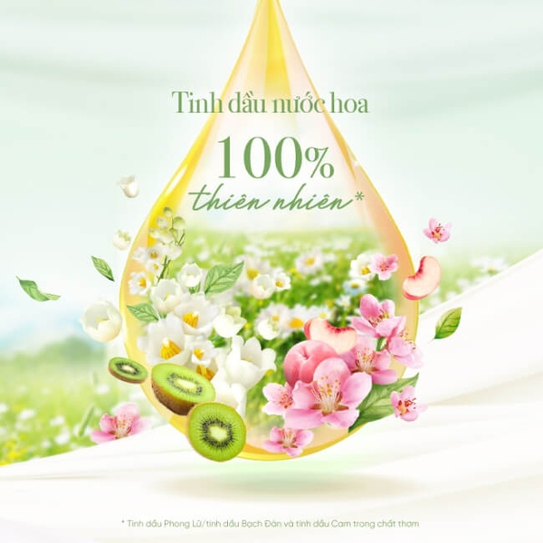 Túi Nước Xả Vải Comfort Thiên Nhiên Thanh Khiết - Túi 1.7L