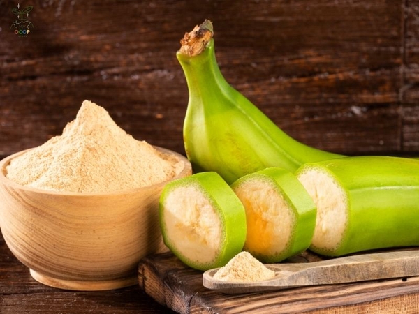 Chuối xanh chứa hàm lượng tinh bột kháng cao