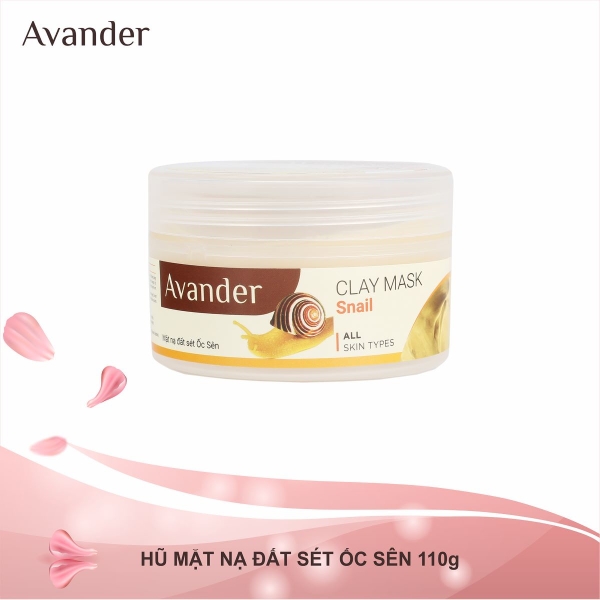 Mặt nạ đất sét Ốc sên Avander 110g
