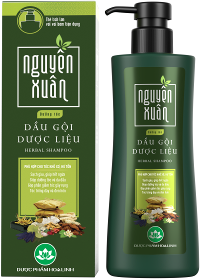 Dầu gội dược liệu Nhuyên Xuân dưỡng tóc