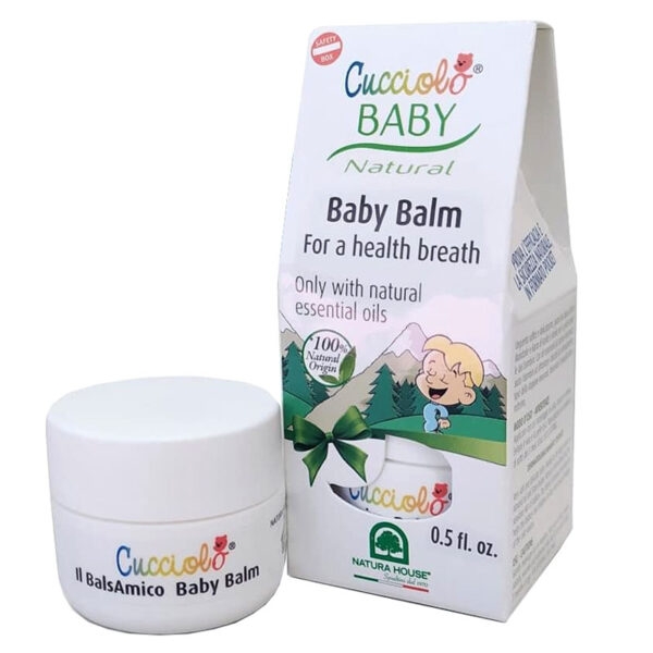 Sáp giữ ấm Baby Balm Cucciolo , hỗ trợ làm ấm cơ thể, giúp bé ngủ ngon