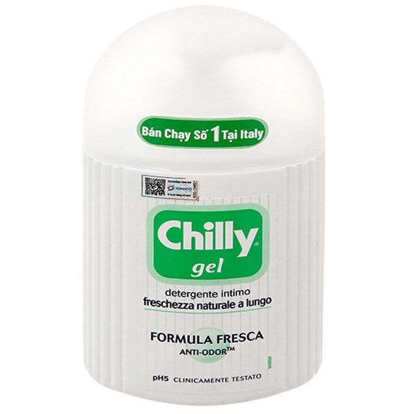 Dung dịch vệ sinh phụ nữ Chilly Gel se se lạnh, bùng tươi mát chai 200ml