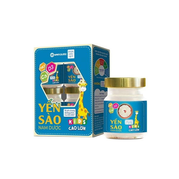 YẾN SÀO NAM DƯỢC KIDS CAO LỚN ( HỘP 4 LỌ)