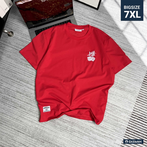 Áo Thun GASI Đỏ In Xúc Sắc