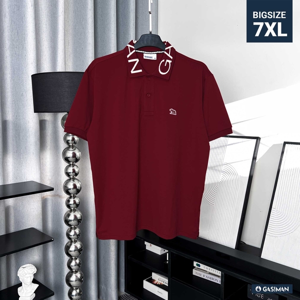 Áo Polo Cổ Chữ GASI Đỏ Đô