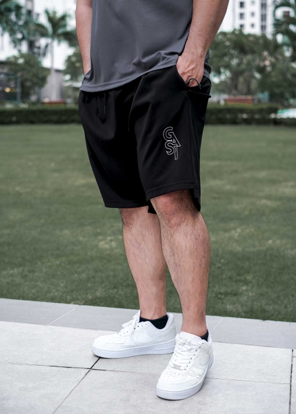 Quần Thun ngắn Big size Xẻ tà Túi zip