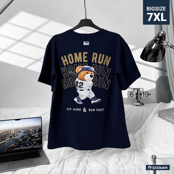 Áo Thun Bigsize In Gấu Home Run