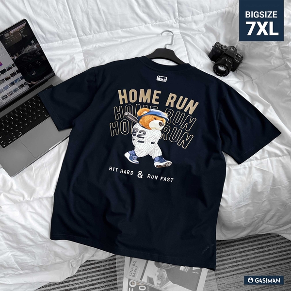 Áo Thun Bigsize In Gấu Home Run