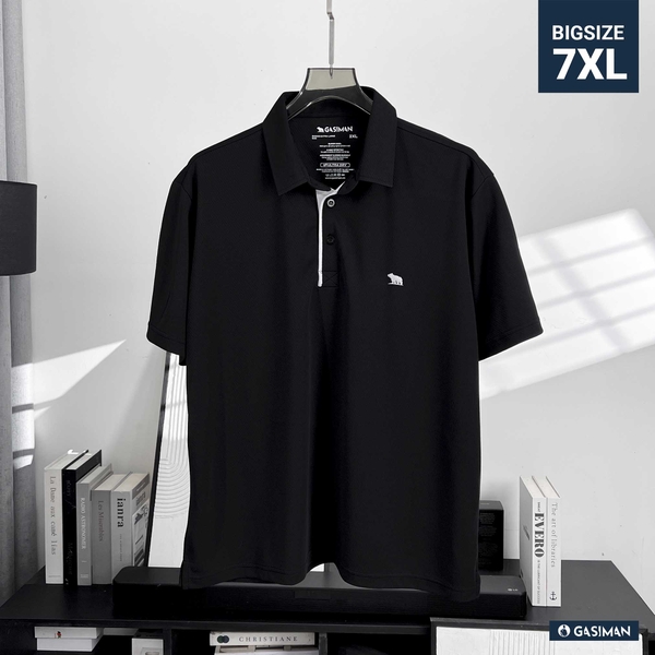 Polo Bigsize Thể Thao Đen Trụ viền