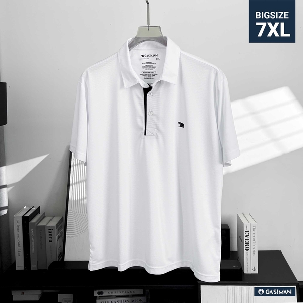 Polo Bigsize Thể Thao Trắng Trụ viền