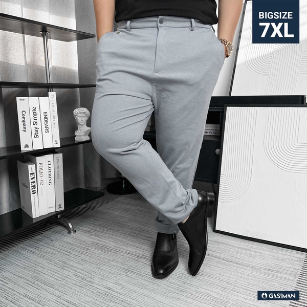 Quần Tây Hàn Quốc Co Giãn 4 Chiều Xám Nhạt