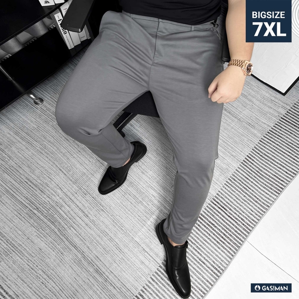 Quần Tây Hàn Quốc Co Giãn 4 Chiều Xám Đậm