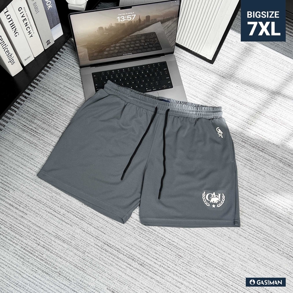 Quần thun Mè Lưới Ngắn Trên Gói Màu Xám