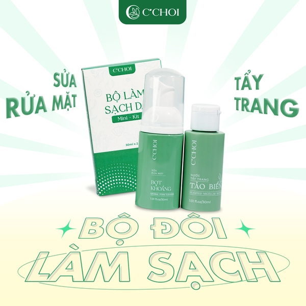 Bộ sản phẩm làm sạch da C’Choi - Minikit