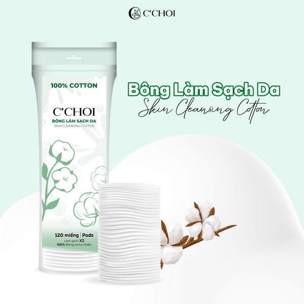 Bông làm sạch da - Skin cleansing cotton